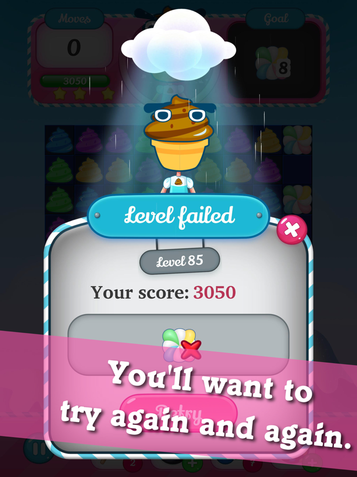 IceCream Candy Match-3 Puzzle