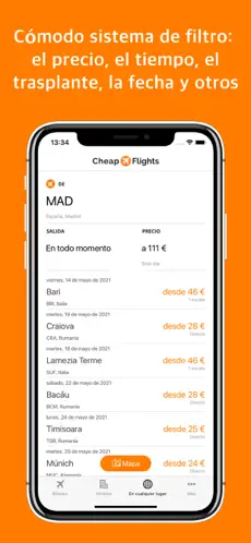 Zrzut ekranu 5 Vuelos baratos - Cheap Flights iphone