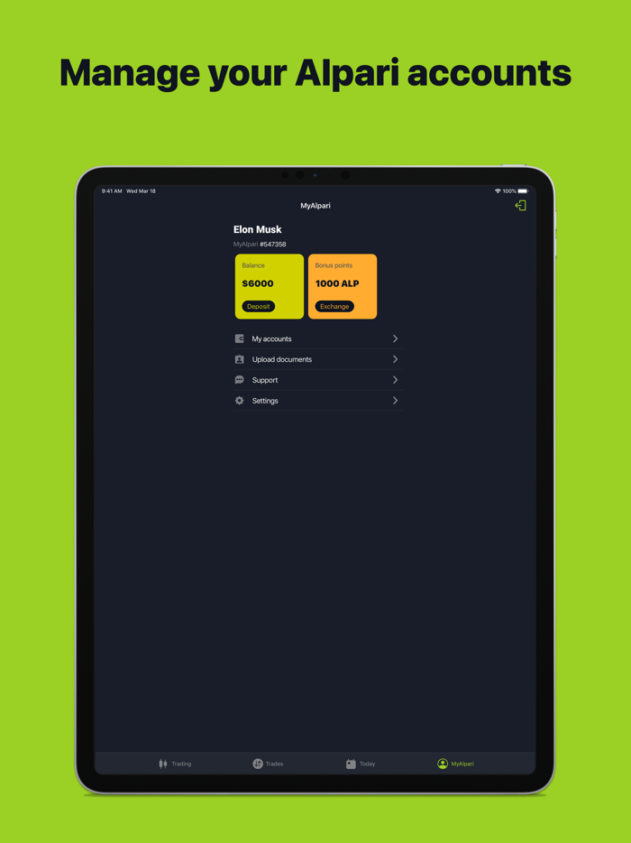Alpari Mobile Analytics