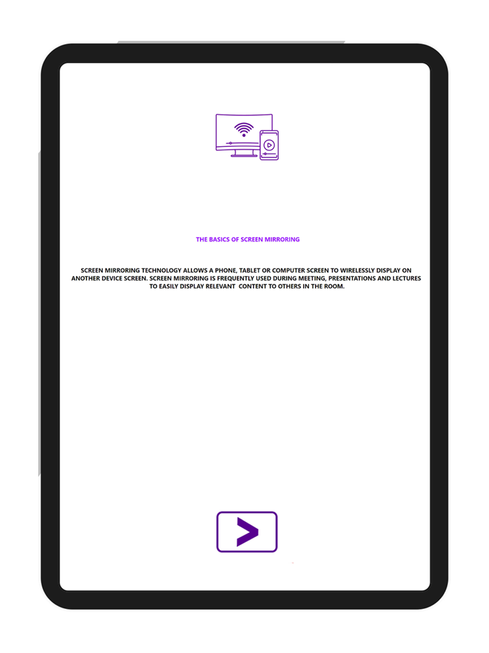 Miracast Screen Mirroring Tech