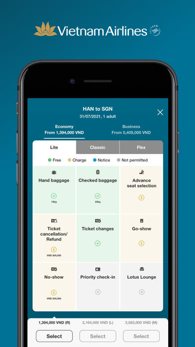 Vietnam Airlines screenshot 4