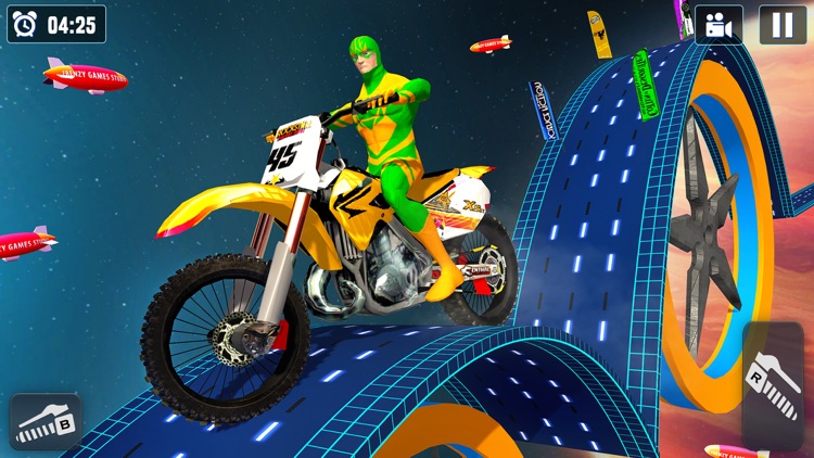 Superhero GT Bike Racing Stunt screenshot-5