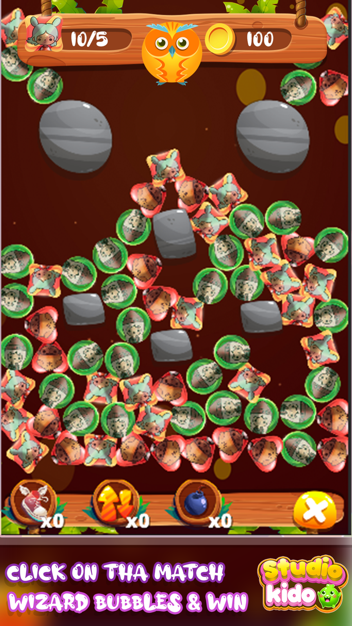 Sweet Witch Magic Blast Puzzle