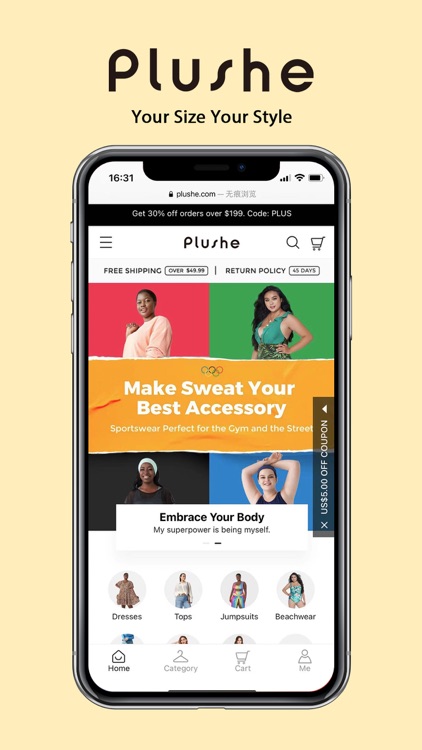 Plushe-Plus size shopping