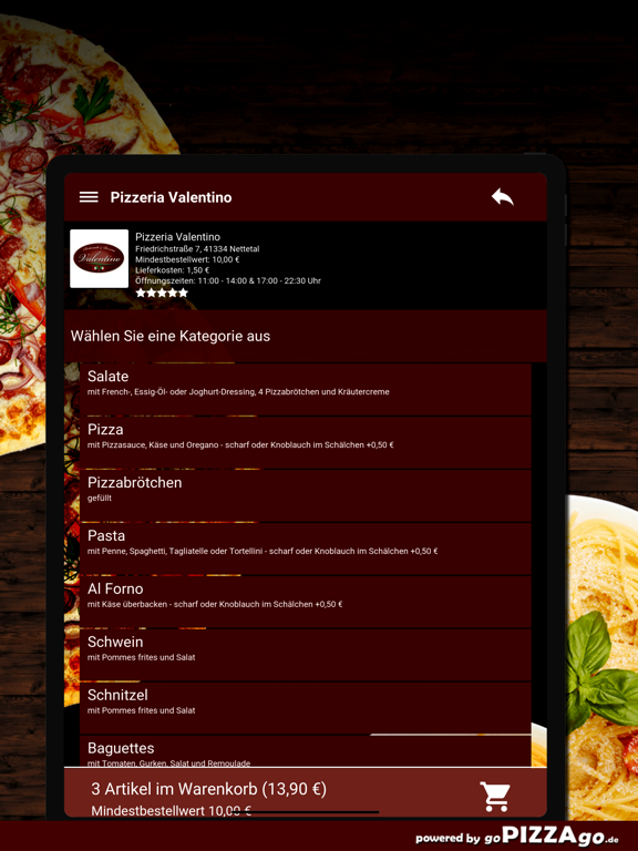 Pizzeria Valentino Nettetal screenshot 8