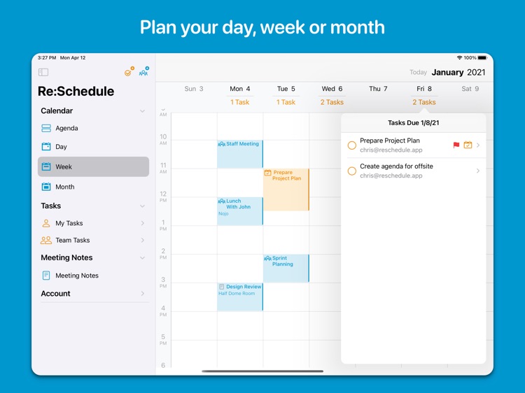 Re:Schedule Calendar & Planner