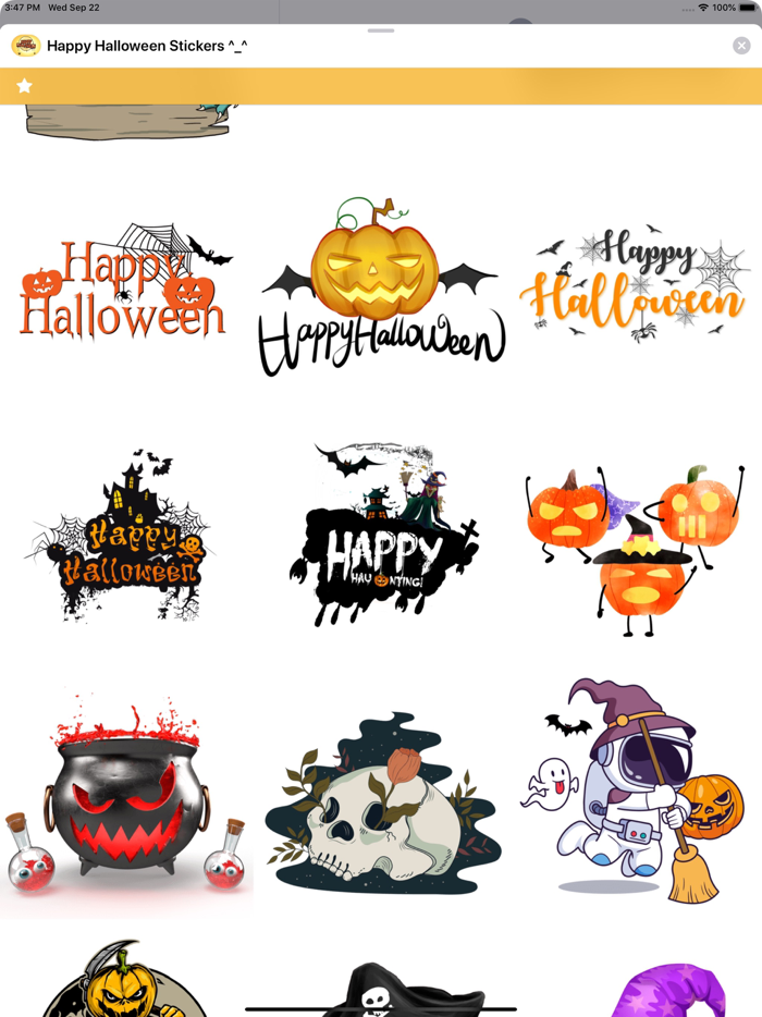 Happy Halloween Stickers