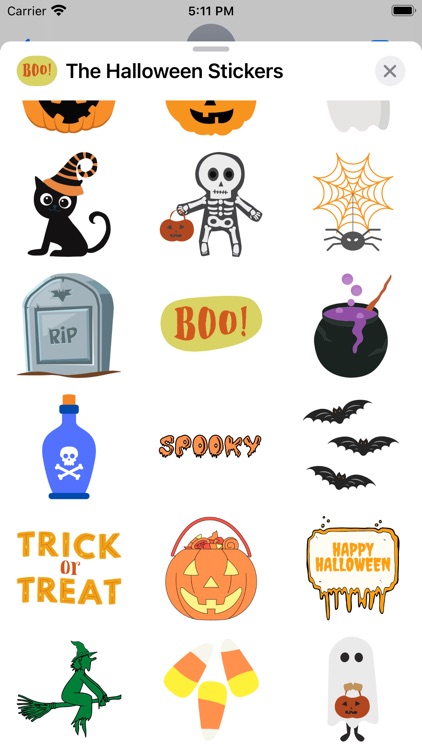 The Halloween Stickers