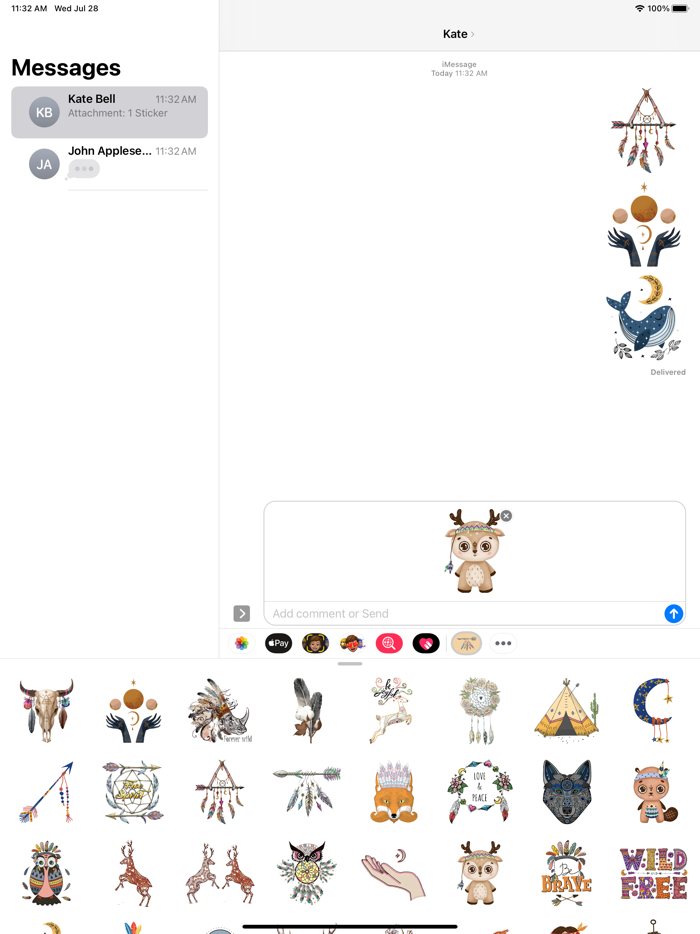 Pretty Boho Stickers