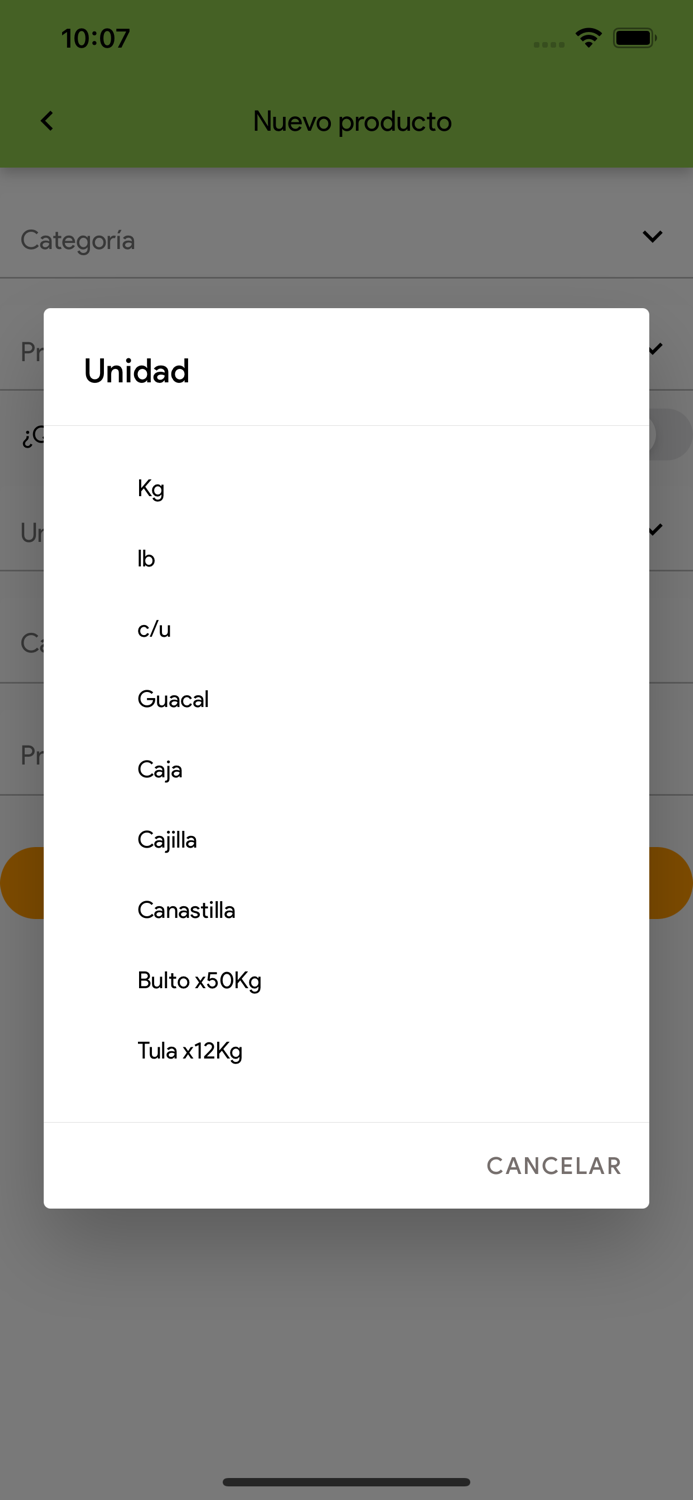 Agro para Proveedores