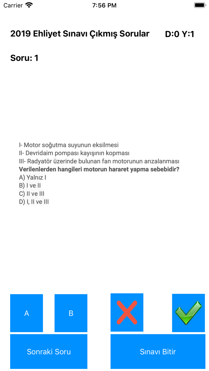 Ehliyet Sınavı Hazırlık