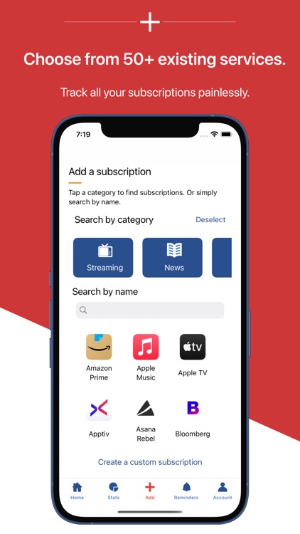 Economize: Track Subscriptions