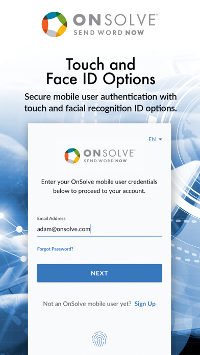 OnSolve Send Word Now Mobile screenshot 2