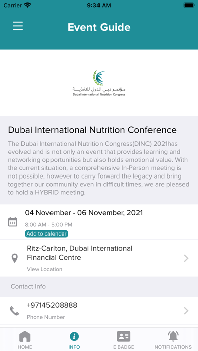 How to cancel & delete Dubai Intl. Nutrition Congress from iphone & ipad 4