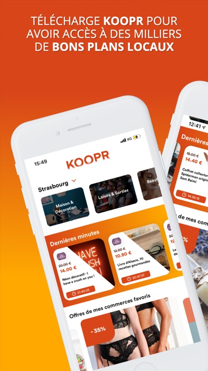 Koopr - Bons plans locaux