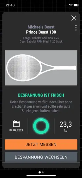 Game screenshot stringster – für Tennis apk