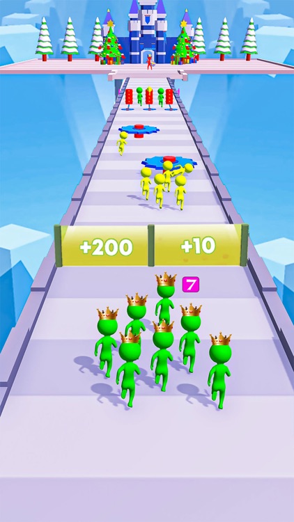 Join Crowd Rush Runner 3D screenshot-3