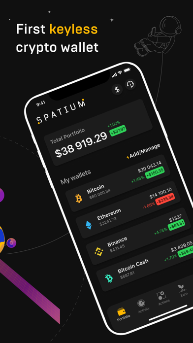 Spatium MPC Crypto Wallet screenshot 2