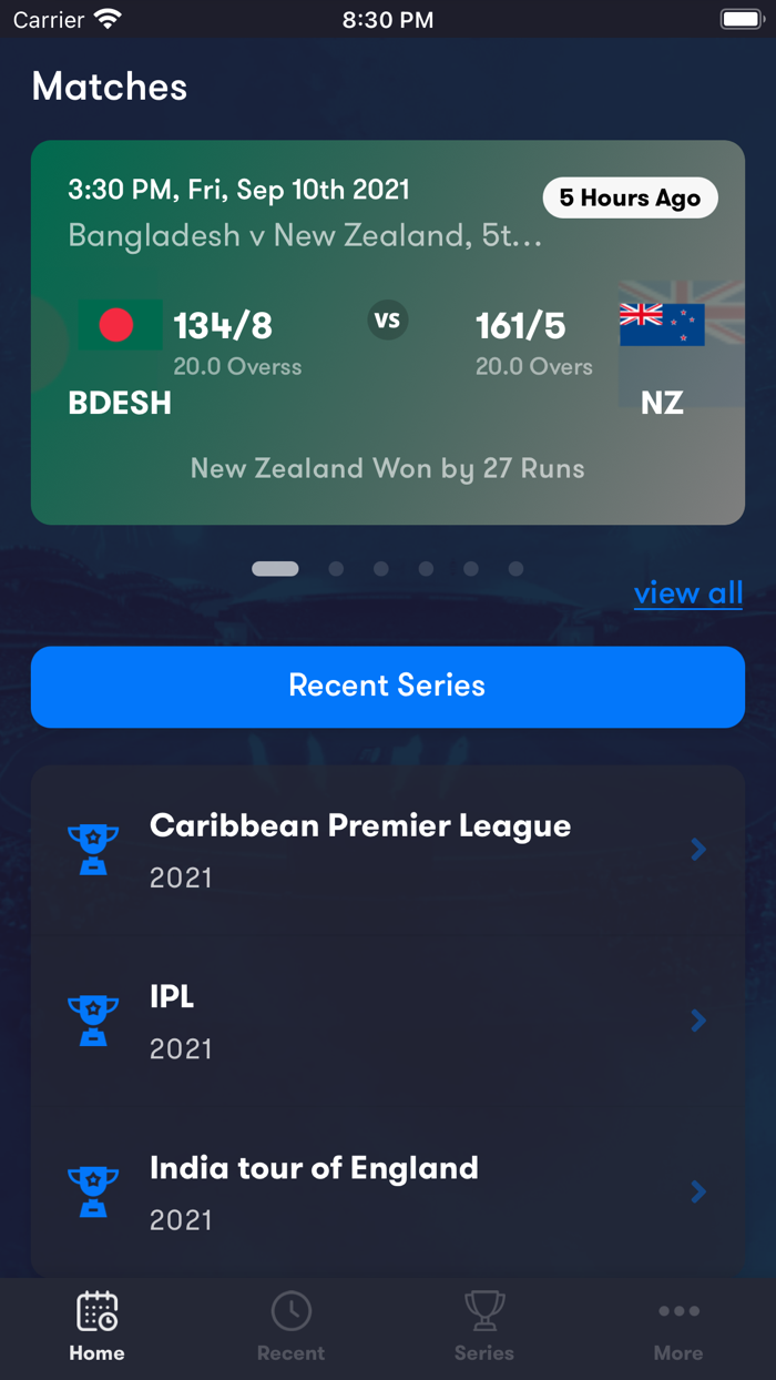 Cricket Live Line   Score