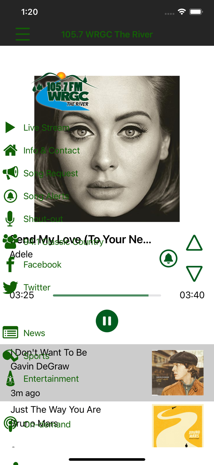 105.7 WRGC The River