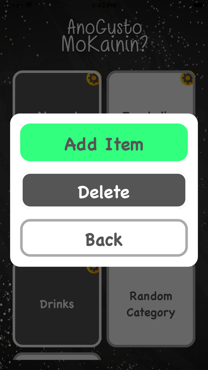 Ano Gusto Mo Kainin?