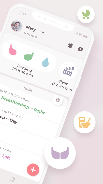 Baby feeding & sleep tracker