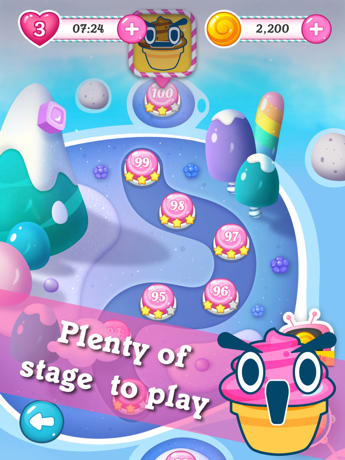 IceCream Candy Match-3 Puzzle