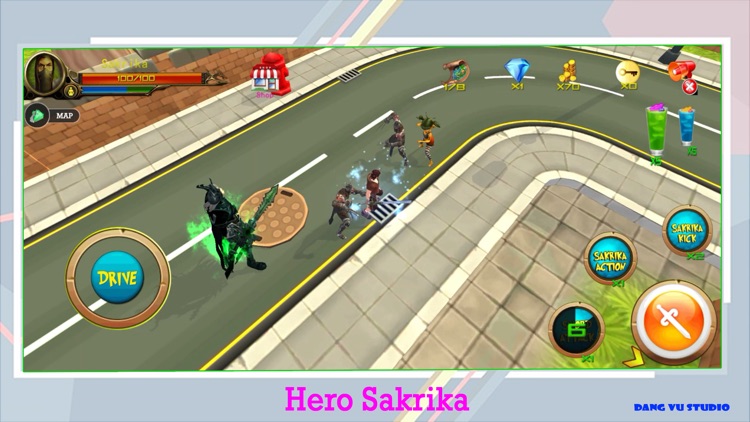 Hero Sakrika - Smart Ninja 3D screenshot-5