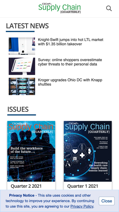 How to cancel & delete CSCMP's Supply Chain Quarterly from iphone & ipad 2