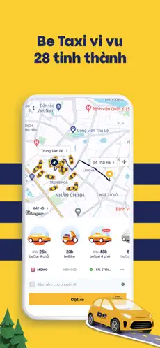 Screenshot 2 be - Ứng dụng gọi xe Việt iphone