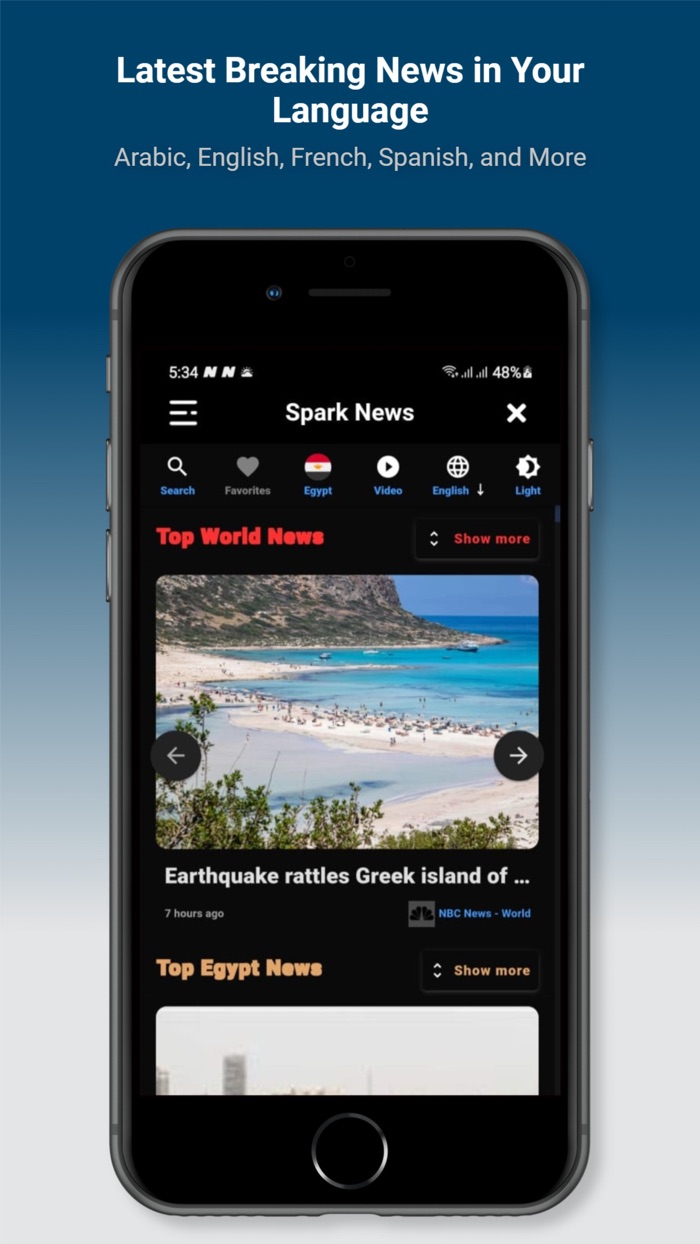 Spark News Lite – News Feed
