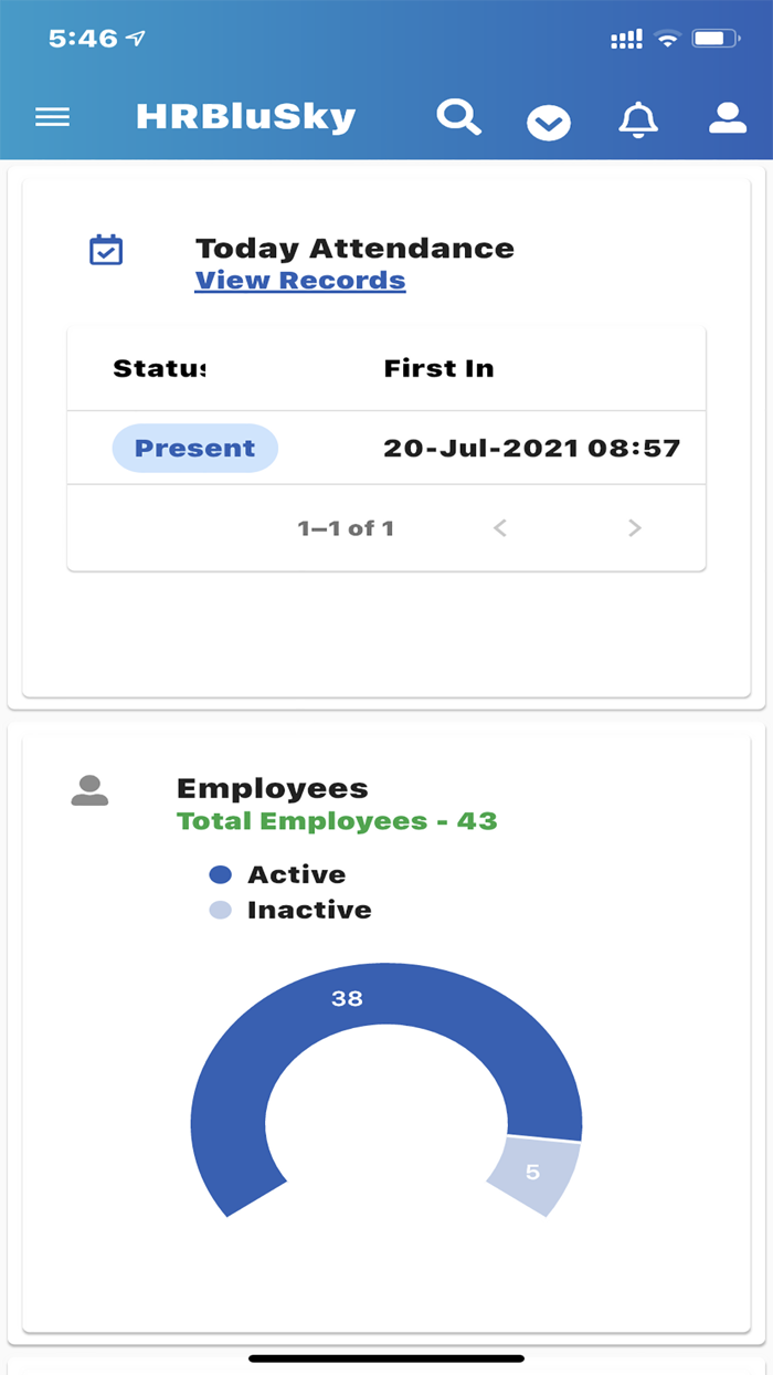 HRBluSky User Portal