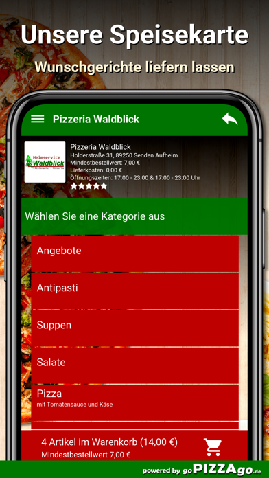 Pizzeria Waldblick Senden screenshot 4