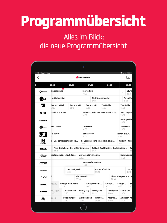 prisma – deine TV-Programm-App