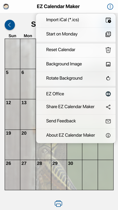 EZ Calendar Maker screenshot 3