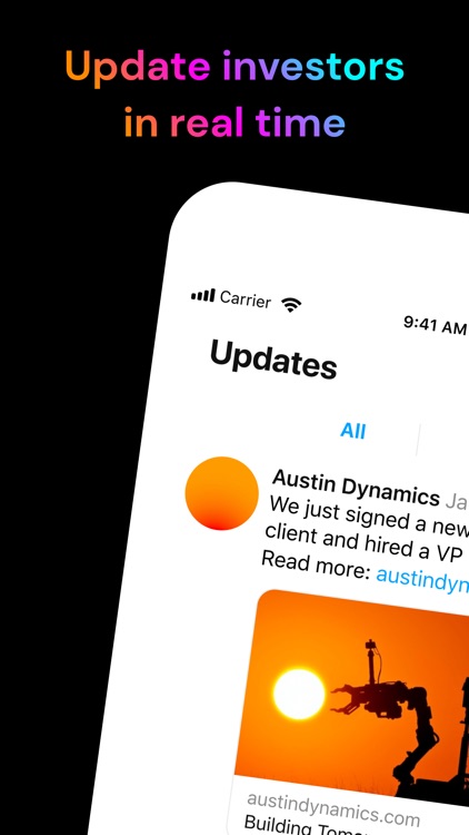 Pump - Investor Updates