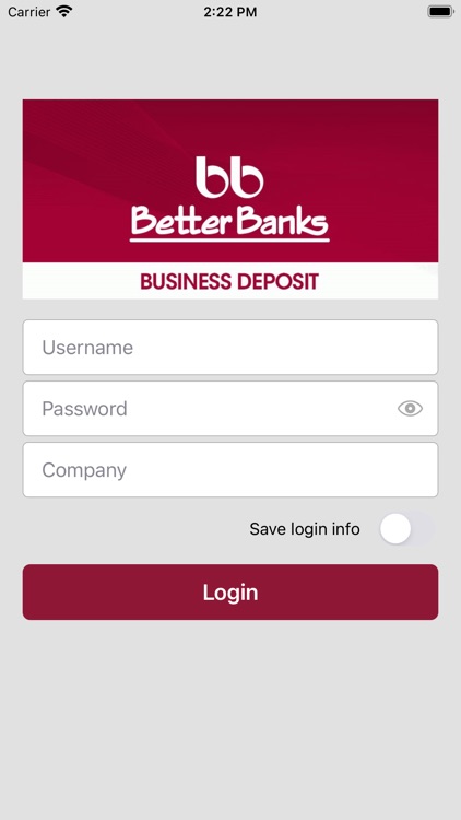 Better Banks Business Deposit