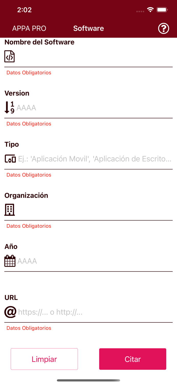 APPA PRO Citas formato APA