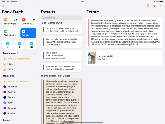 Book Track - Catalogue livres Book Track - Catalogue livres