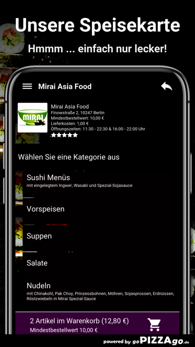 Mirai Asia Food Berlin screenshot 4