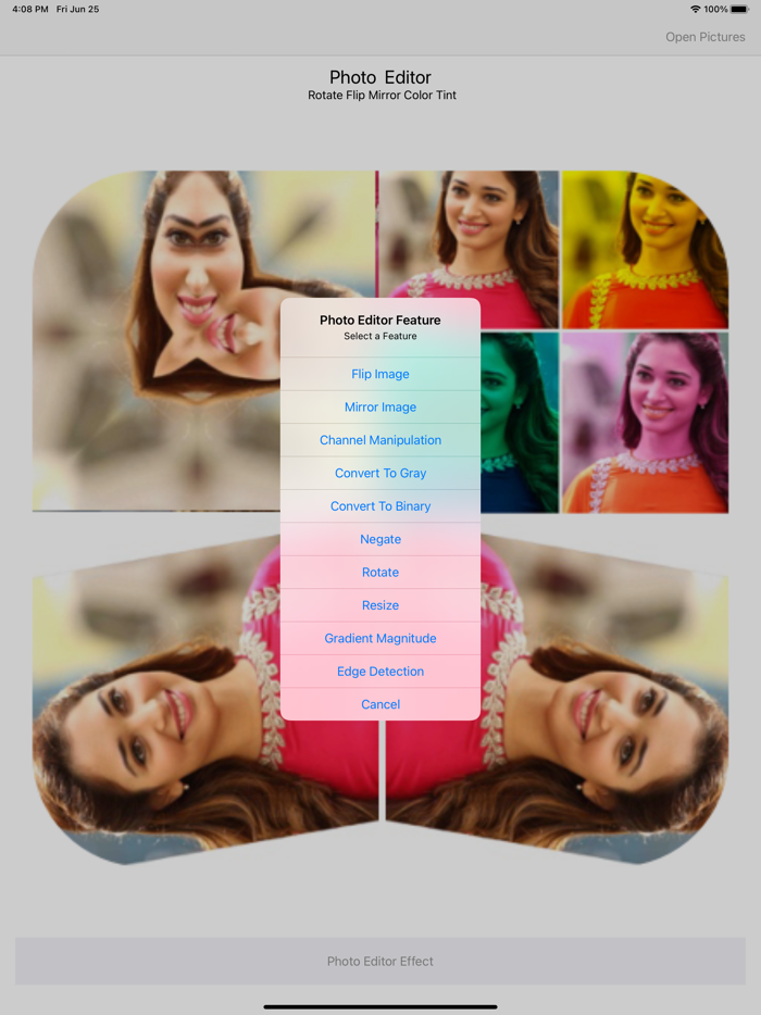 PhotoEditor-Rotate Flip Mirror
