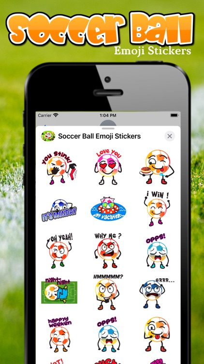 Soccer Ball Emoji Stickers