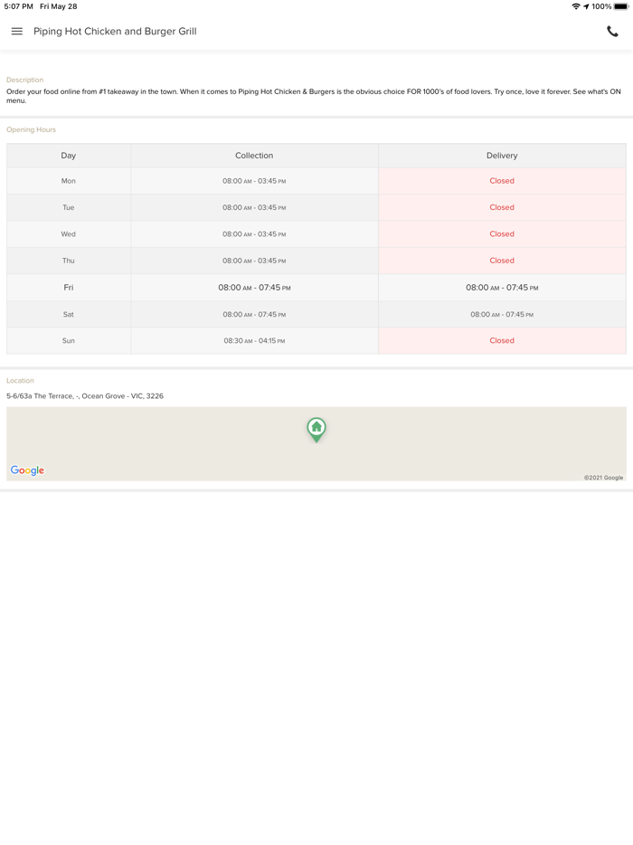 Piping Hot Chicken  Burgers