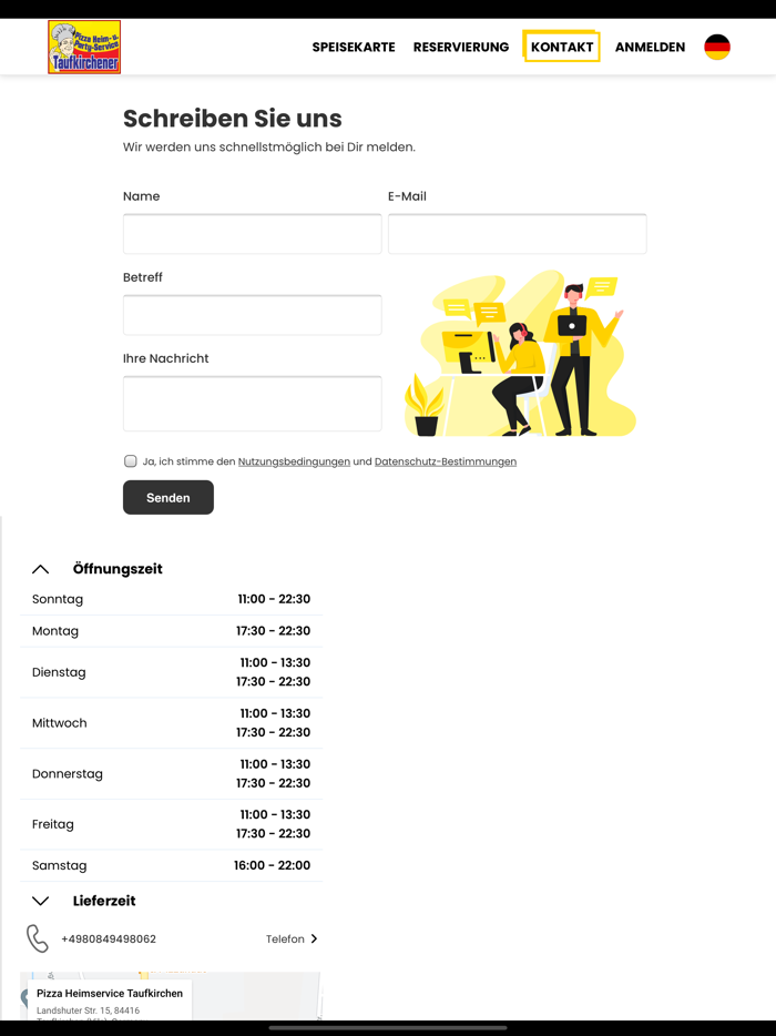 Pizza Heimservice Taufkirchen