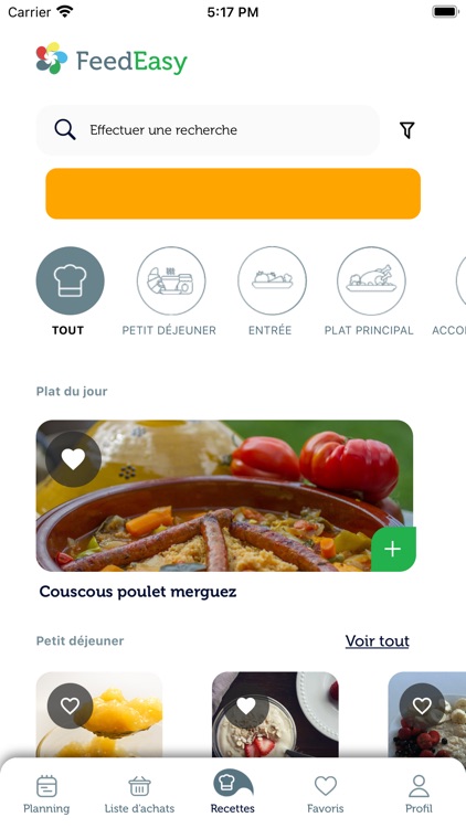 Feed Easy, planifiez vos repas screenshot-3