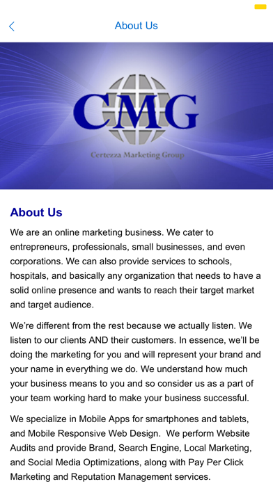 How to cancel & delete Certezza Marketing Group from iphone & ipad 1