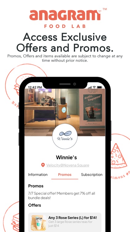 Anagram - Food Membership App