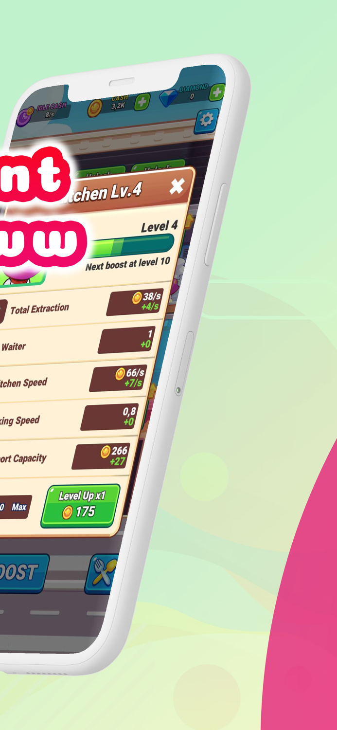 Idle Restaurant Cat Meoww