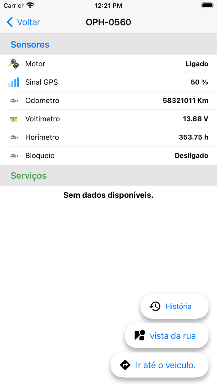 Siga acesso gps