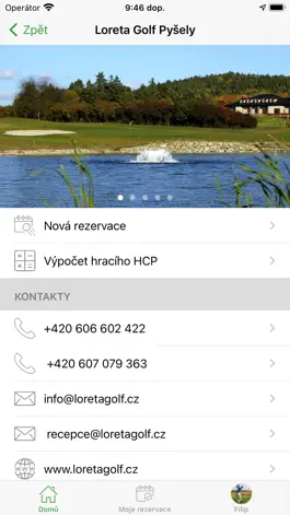 Game screenshot Loreta Golf Club Pyšely apk